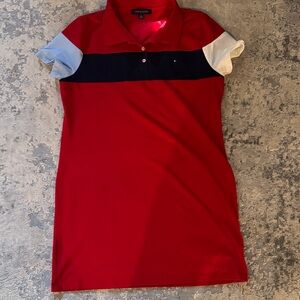 Tommy Hilfiger Red Polo Shirt